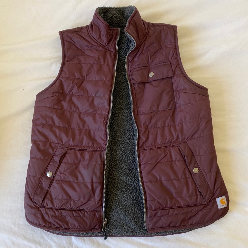 Carharrtt Womens Insulated Mock Neck Vest Medium